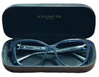 Coach HC6120 Eyeglasses Frames 5110 Transparent Navy 54-16-140 Pre-owned. Price: $27.95.