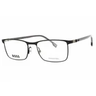 Hugo Boss Men's Eyeglasses Matte Ruthenium Black Metal Frame 1637 0SVK 00 New. Price: $61.17.