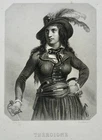 Anne Josephe Theroigne Politique (1762-1817) Mericourt Portrait 19TH Century Engraving. Price: $51.48.