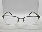 Burberry Eyeglasses B1323 1014 Half Rim 54-18-145 Matte Silver Plaid Frames Pre-owned. Price: $36.99.