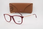New Ray-ban Rb 7244 8099 Red Gold Gunmetal Authentic Eyeglasses 51-18. Price: $130.20.