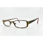 Jill Stuart Eyeglass Frames Womens Brown JS005-1 Rhinestone 48-17-130 Pre-owned. Price: $31.99.