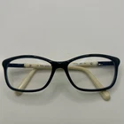 Kate Spade Catrina 0807 Eyeglass Frames 53-15-135 Black Cream Rx Women Pre-owned. Price: $25.00.
