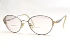 Sophia Loren M80 Zyloware 297 Oval Eyeglasses Frames: Silver & Gold / 51-18-140 Pre-owned. Price: $19.99.