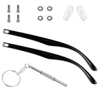 1 Replacement Temple Black Eyeglasses Arms Leg Repair Kit New. Price: $9.62.