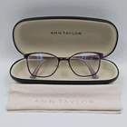 Ann Taylor Eyeglasses Frames Luxury Petite ATP019 C02 Purple Gold 48-16-130 Pre-owned. Price: $44.99.