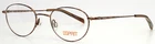 Esprit ET9264 003 Tortoise Womens Oval Full Rim Eyeglasses 45-19-135 B:34 New. Price: $24.99.