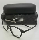 New Oakley Eyeglasses Pitchman OX8105-0150 50-19 Matte Black & Silver Frames. Price: $219.99.