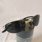 Oakley Vintage Metal Frame Dark Lens Sunglasses Italy 55-19-135 Used Y2K Pre-owned. Price: $139.03.