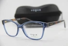 New Vogue 2998 2762 Clear Blue Havana Authentic Eyeglasses 52-16. Price: $64.60.
