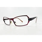 Jean Lafont Paris Helene 628 Eyeglasses Frames Burgundy Black 52-18-133 France Pre-owned. Price: $55.99.