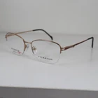 Stepper SI-50155 F082 Gold Half Rim Titanium Eyeglasses Frames 52-16-130MM New. Price: $104.95.