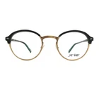 Rey Eyeglasses Frames JF2844 6500 Black Leather Brown Shiny Gold 48-22-148 New. Price: $299.99.