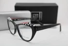 New Alain Mikli A03137 001 Blondene Black White Red Authentic Eyeglasses 52-15. Price: $294.00.