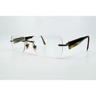 Marchon Airlock Eyeglasses Mens Brown Rimless AL800/56 035 53-18-140 Pre-owned. Price: $55.99.
