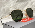 Ray-ban RB3548N Hexagonal Sunglasses Green G-15 Gold Metal Frame 51MM New. Price: $49.99.