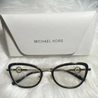 Michael Kors Florence Mk 3042B Cat Eye Black Full Rim Metal/plastic 52-16 Pre-owned. Price: $26.99.