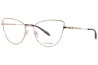 Alexander Mcqueen AM0268O 002 Eyeglasses Women's Gold Full Rim Cat 55MM New. Price: $199.95.