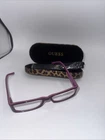 Guess 1553 Purple Eyeglasses Frame 51-16-135 With Leopard Case Pre-owned. Price: $56.44.