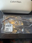 Calvin Klein Unisex Eyeglasses Gold/brown Rectangular Frame CK22125TB 200 New. Price: $120.00.