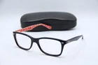 New Ray Ban Rb 5228 2479 Black Red White Authentic Eyeglasses W/case 53-17. Price: $99.96.