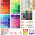 Sistenia 20,000 Pcs Clay Beads Bracelet Making Kit, 120 Colors 6 Boxes Polymer New. Price: $25.50.