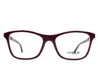 Vogue Eyeglasses Frames VO5028 2387 Dark Bordeaux Purple Silver 53-17-140 New. Price: $31.20.