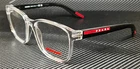 Prada Linea Rossa Ps 06PV 2AZ1O1 Crystal Men's 57 Mm Eyeglasses New. Price: $196.00.