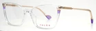 Yalea Janet VYA048V COL.885Y Clear Womens Cat Eyeglasses 55-16-140 B:41 New. Price: $69.99.