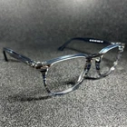 New Ray Ban Eyeglasses RB7159 5750 Crystal Blue Brown Clear Striped 52-20-145. Price: $76.99.