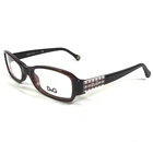 Dolce & Gabbana Petite Eyeglasses Frames DG1206 1839 Brown Square 48-16-130 New. Price: $121.05.