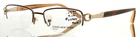 Jones New York J136 Brown Womens Petite Rectangle Eyeglasses 48-17-135 B:27. Price: $29.99.