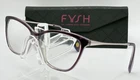 Fysh 3611 Eyeglasses Cat Purple Women 53-15-138 W/ Case Pre-owned. Price: $34.99.
