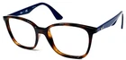 Ray-ban RB7066 5585 Brown Tortoise/navy Blue Eyeglasses Frame 52-17-140 Pre-owned. Price: $64.00.