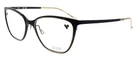 Airlock Pure P-5010 002 Women's Glasses Cat-eye Titanium 55-18-140 Matte Black New. Price: $65.46.