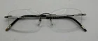 Silhouette Titanium Frames Only Eyeglasses 5521 7010 Black Silver 52-19-140 Pre-owned. Price: $58.88.