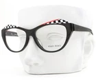 Alain Mikli Blondene Eyeglasses A03137 001 Noir Black Check 52MM Case New. Price: $199.50.
