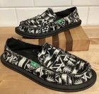 Sanuk Donna Sidewalk Surfer Womens 5 Eu 36 Black White Aztec Slip Loafers Pre-owned. Price: $17.95.