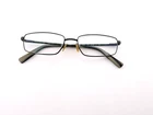 Nautica Eyeglasses, Frames Only, N7161 010 Black, 53-16-140, Stainless Steel Pre-owned. Price: $34.99.
