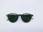 Moscot Miltzen-tt Emerald Gold Frame Green Lenses Sun Glasses 46-22-145 New. Price: $108.99.