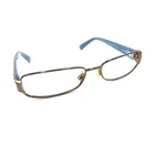 Gucci Gg 2869 Yaw Brown Gold Blue Eyeglasses Frames 54-15 135 Italy Designer Pre-owned. Price: $74.99.