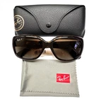 Ray-ban Rb 4101 710/T5 Jackie Ohh Sunglasses Brown Havana Polarized W/case New. Price: $165.00.
