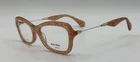 New Miu Eyeglasses Frames Vmu 06L KA4-101 52-17 140 Peach Sparkling E5. Price: $200.00.