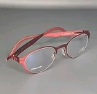 Ovvo Optics 2321 Cherry Red Handmade Lightweight Titanium Eyeglasses 45/21/140 New. Price: $179.95.