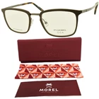 New Morel Oga 10149O MG12 Grey Brown Square 55MM Metal Optical Frame Eyeglasses. Price: $99.99.