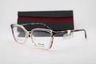 New Kliik Denmark 768 S409 Clear Brown Blue Horn Authentic Eyeglasses 49-15. Price: $153.00.
