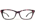 Bebe Eyeglasses Frames BB5118 Rosy 001 Jet Floral Black Red Cat 55-17-140 New. Price: $79.99.