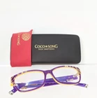 New Authentic Coco Song Eyeglasses Crazy Red Col. 52MM CV109. Price: $89.99.