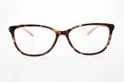 Elle EL13404 Db Demi Brown Tortoise Cat Eye Frames Size 52-15-135 Mm Pre-owned. Price: $20.00.