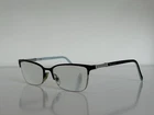 Tiffany & Co. Tf 1111-B 6097 Half Rim Black Blue Eyeglasses Frame 53-17-140 Pre-owned. Price: $89.99.